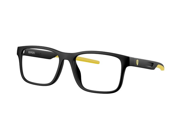 LENTES FERRARI ÓPTICOS NEGRO MATE SCUDERIA - 2