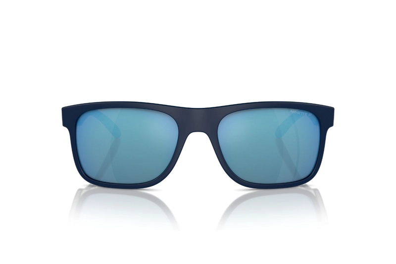 LENTES SOL ARNETTE KHIM AZUL MATE ESPEJADOS POLARIZADOS - 1