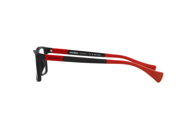 LENTES MIRAFLEX ÓPTICOS NEGRO NIÑOS - 4