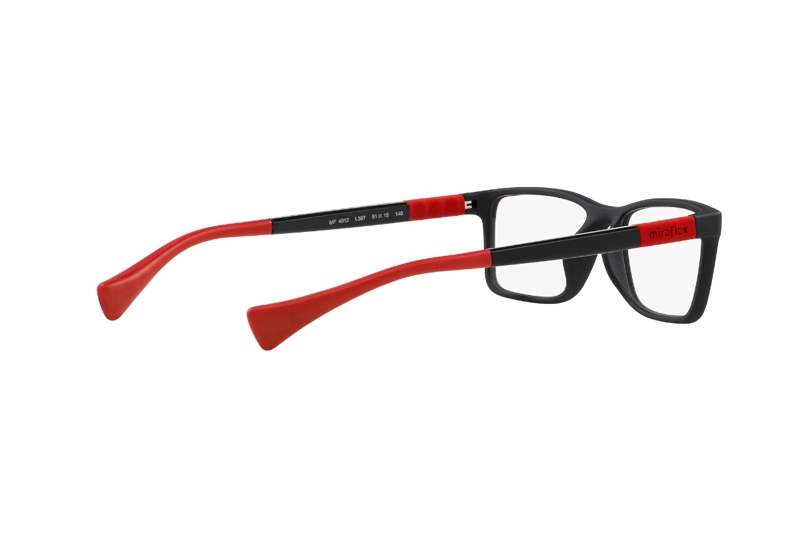 LENTES MIRAFLEX ÓPTICOS NEGRO NIÑOS - 9