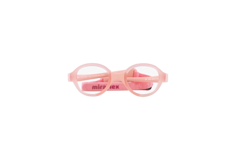 LENTES MIRAFLEX ÓPTICOS ROSA CON CORREA NIÑOS - 1