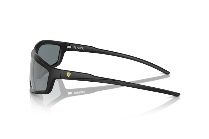 LENTES SOL FERRARI NEGRO MATE ESPEJADOS SCUDERIA - 3