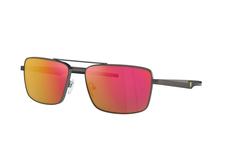 LENTES SOL FERRARI GRIS ESPEJADOS SCUDERIA - 2