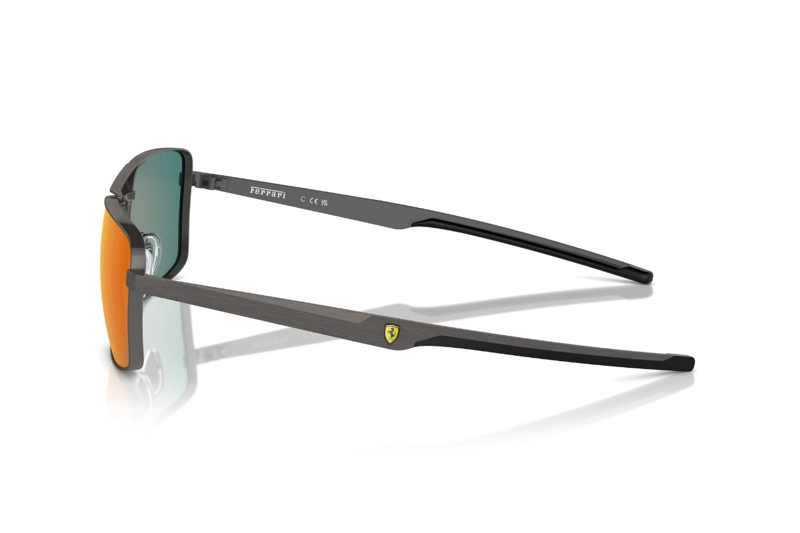 LENTES SOL FERRARI GRIS ESPEJADOS SCUDERIA - 3
