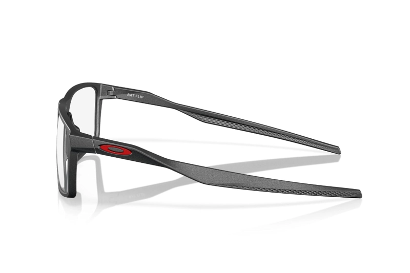 LENTES OAKLEY ÓPTICOS BAT FLIP ACERO SATINADO FRAME - 3