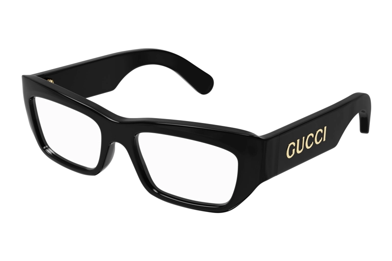 LENTES GUCCI ÓPTICOS NEGRO SUSTENTABLE - 1