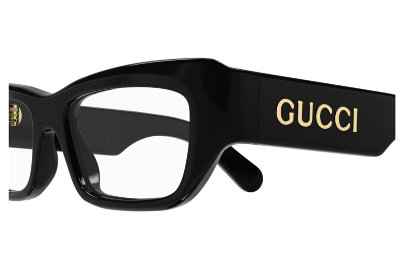 LENTES GUCCI ÓPTICOS NEGRO SUSTENTABLE - 3