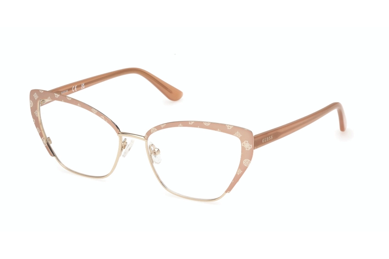 LENTES GUESS ÓPTICOS BEIGE - 2