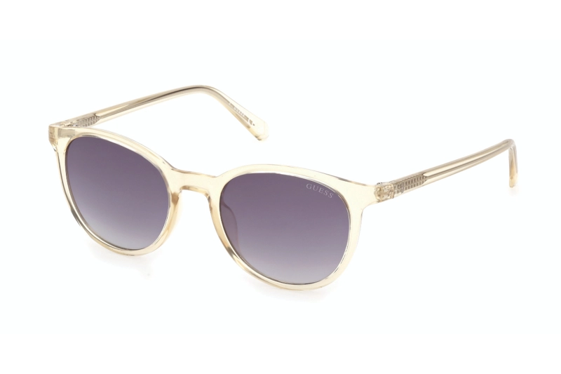 LENTES SOL GUESS AMARILLO TRANSPARENTE ESPEJADOS - 1