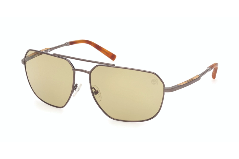 LENTES SOL TIMBERLAND PLATEADO POLARIZADOS - 2