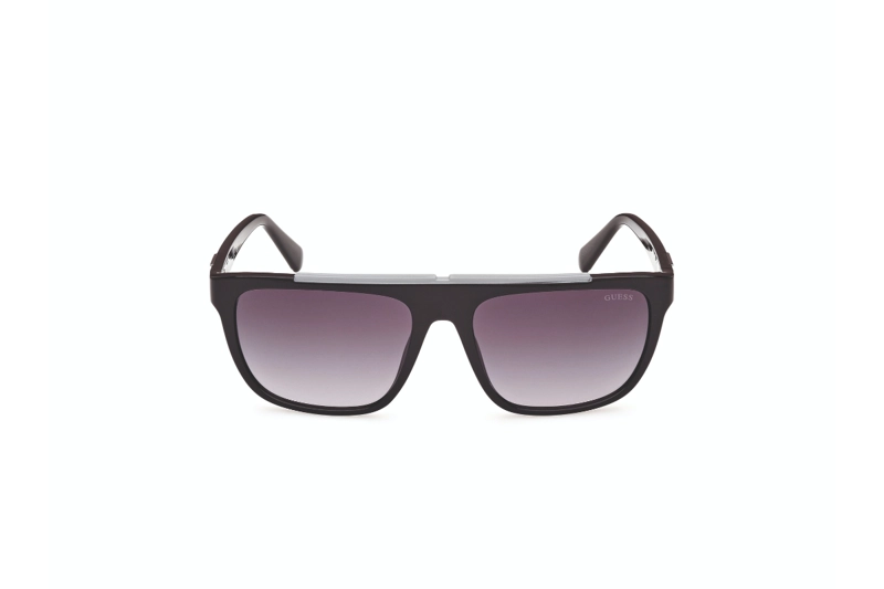 LENTES SOL GUESS NEGRO BRILLANTE DEGRADÉ - 1