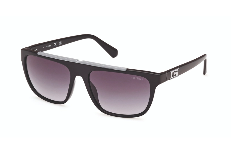 LENTES SOL GUESS NEGRO BRILLANTE DEGRADÉ - 2