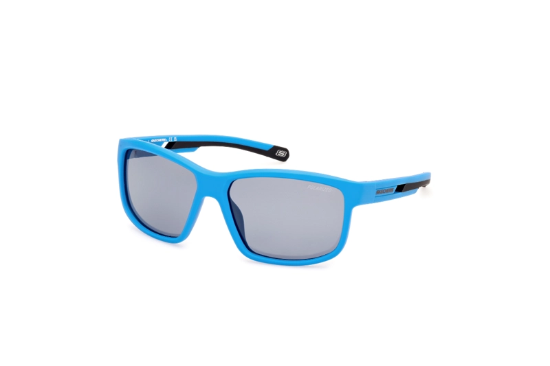 LENTES SOL SKECHERS AZUL MATE POLARIZADOS - 2