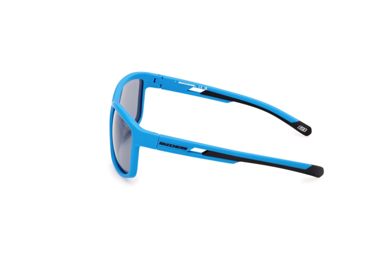 LENTES SOL SKECHERS AZUL MATE POLARIZADOS - 3