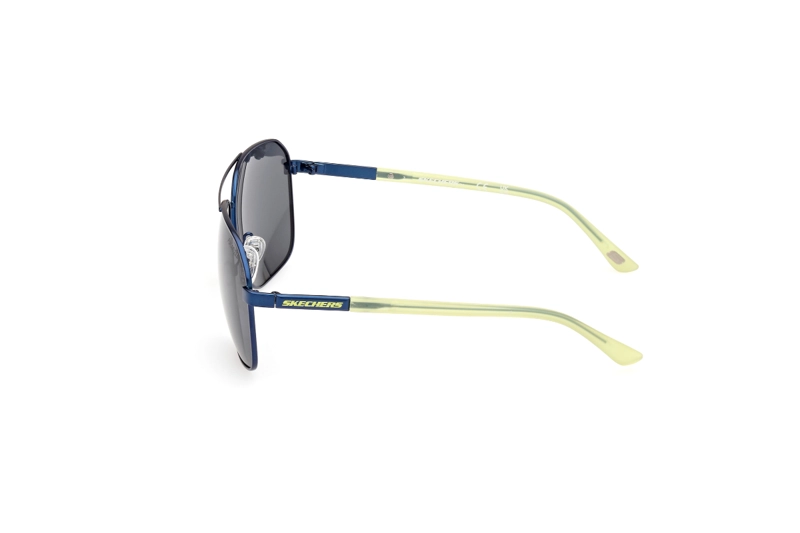 LENTES SOL SKECHERS AZUL MATE POLARIZADOS - 3