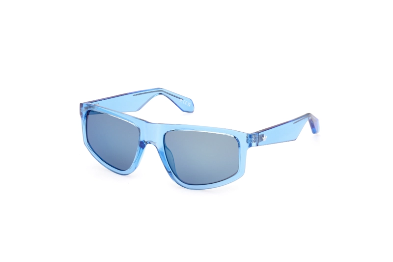 LENTES SOL ADIDAS AZUL TRANSPARENTE ESPEJADOS ORIGINALS - 2