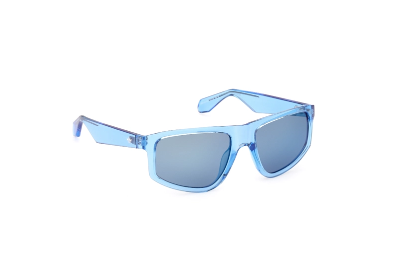 LENTES SOL ADIDAS AZUL TRANSPARENTE ESPEJADOS ORIGINALS - 8