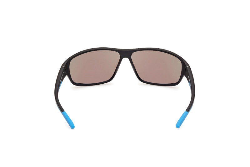 LENTES SOL SKECHERS NEGRO MATE ESPEJADOS - 5