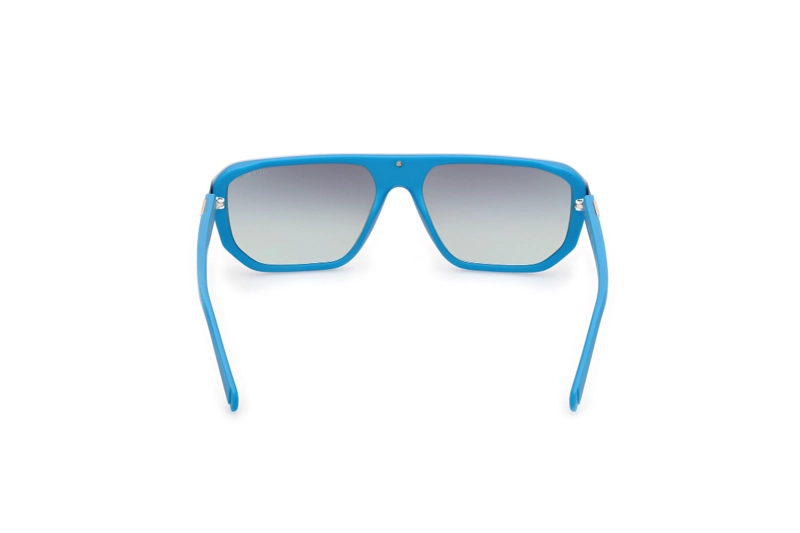LENTES SOL GUESS AZUL MATE ESPEJADOS - 5