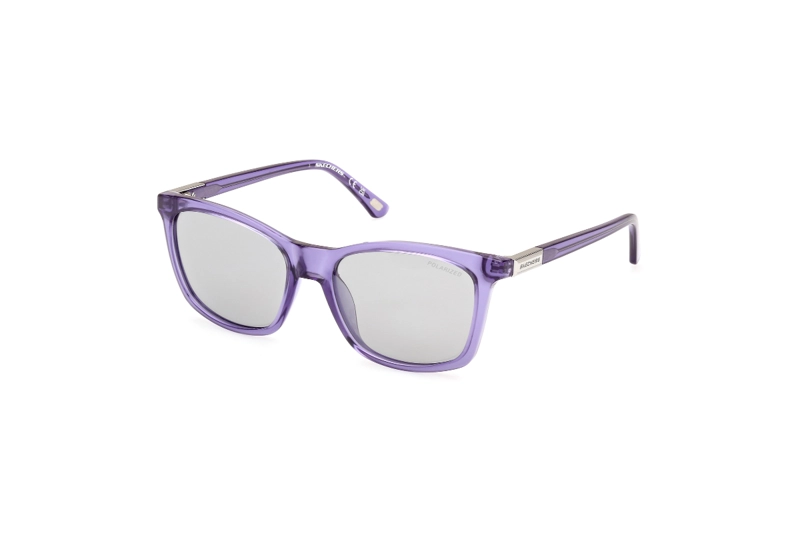 LENTES SOL SKECHERS VIOLETA TRANSPARENTE POLARIZADOS - 2