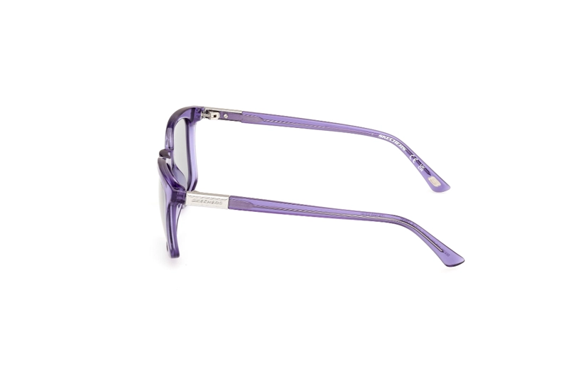 LENTES SOL SKECHERS VIOLETA TRANSPARENTE POLARIZADOS - 3