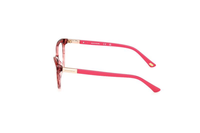 LENTES SKECHERS ÓPTICOS ROSADO TRANSPARENTE - 3