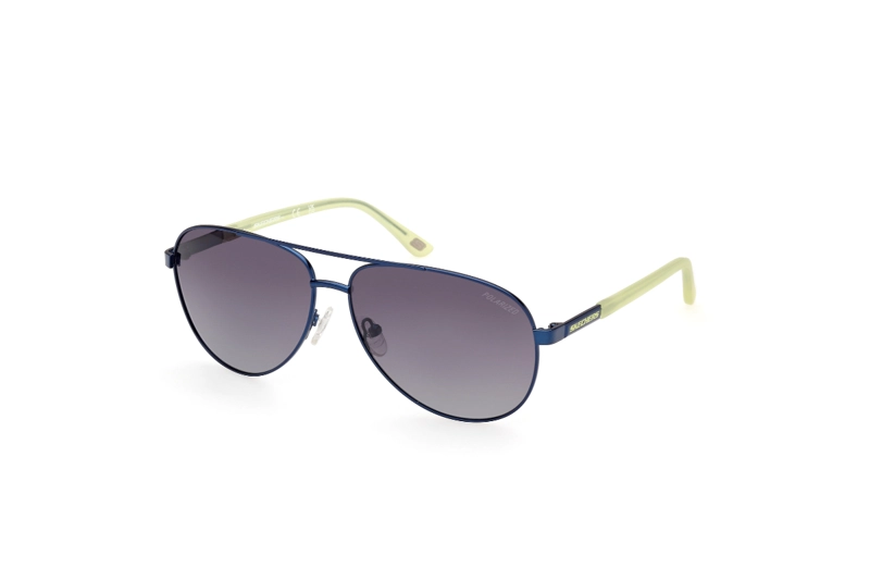 LENTES SOL SKECHERS AZUL MATE POLARIZADOS - 2