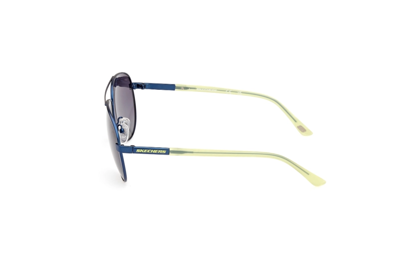 LENTES SOL SKECHERS AZUL MATE POLARIZADOS - 3