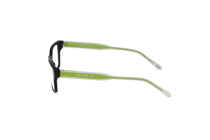 LENTES SKECHERS ÓPTICOS NEGRO BRILLANTE - 3