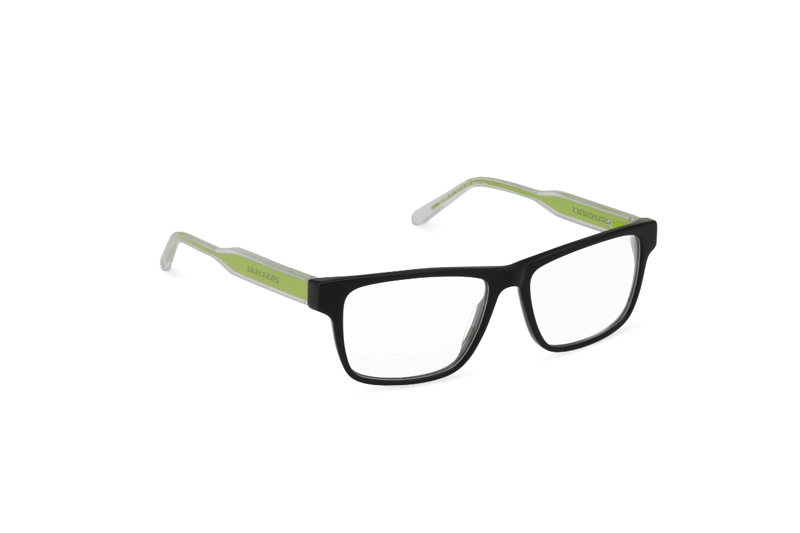 LENTES SKECHERS ÓPTICOS NEGRO BRILLANTE - 8