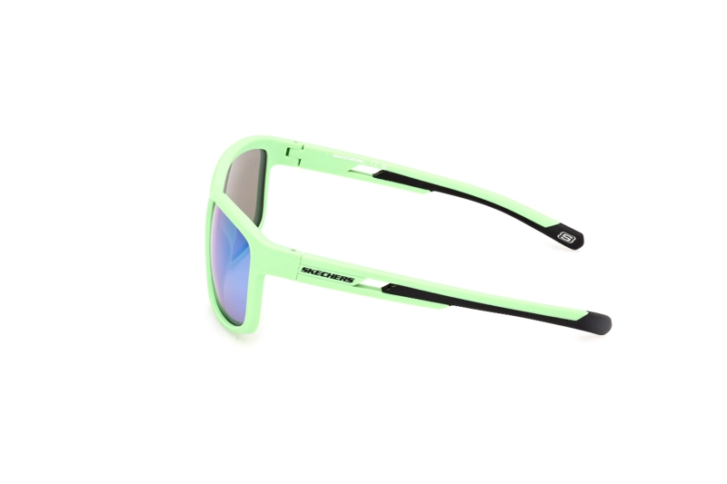 LENTES SOL SKECHERS VERDE MATE ESPEJADOS - 3