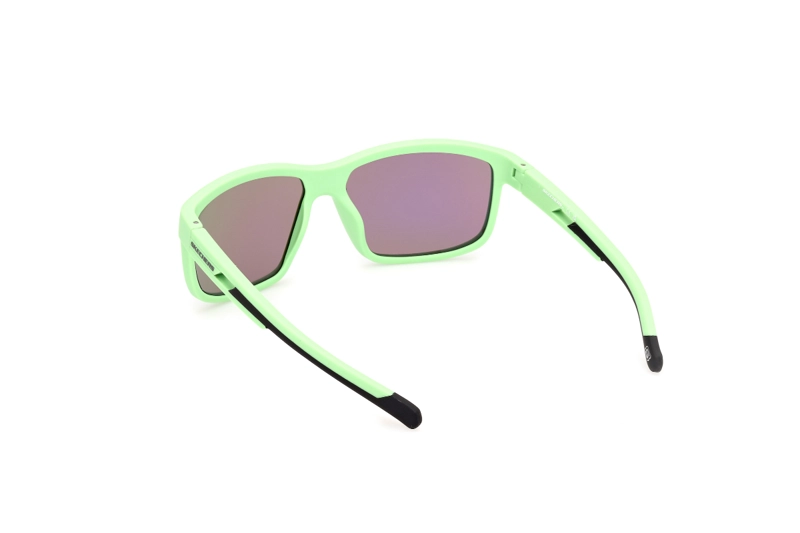 LENTES SOL SKECHERS VERDE MATE ESPEJADOS - 4