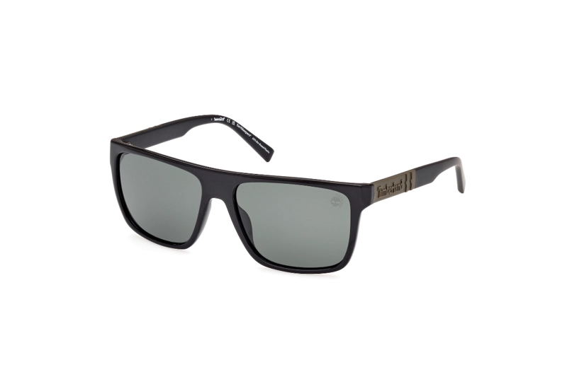 LENTES SOL TIMBERLAND NEGRO BRILLANTE POLARIZADOS - 2