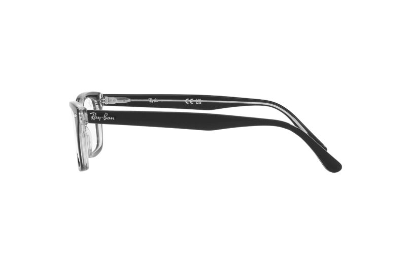 LENTES RAY-BAN ÓPTICOS NEGRO PULIDO ÓPTICAL - 4