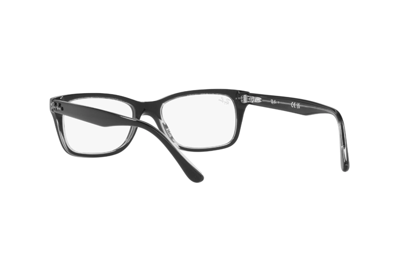 LENTES RAY-BAN ÓPTICOS NEGRO PULIDO ÓPTICAL - 6