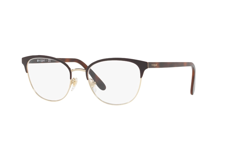 LENTES VOGUE ÓPTICOS MARRÓN PULIDO EYEWEAR - 2
