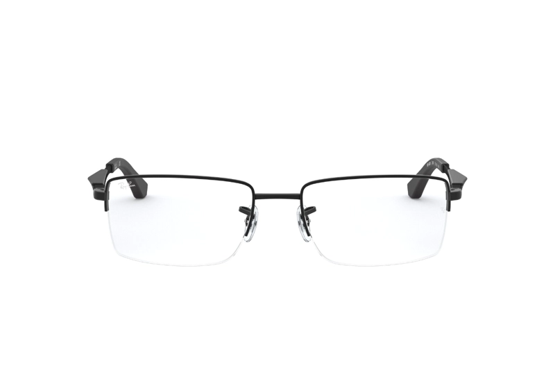 LENTES RAY-BAN ÓPTICOS NEGRO MATE ÓPTICAL - 1
