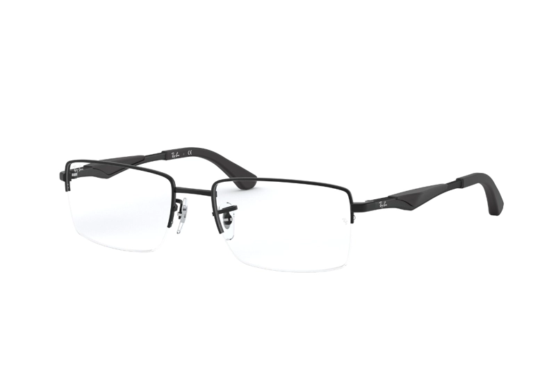 LENTES RAY-BAN ÓPTICOS NEGRO MATE ÓPTICAL - 2