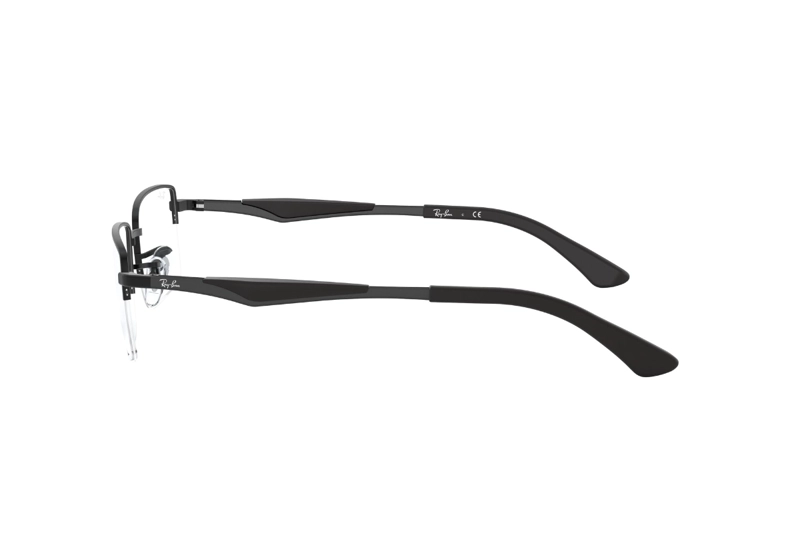 LENTES RAY-BAN ÓPTICOS NEGRO MATE ÓPTICAL - 4