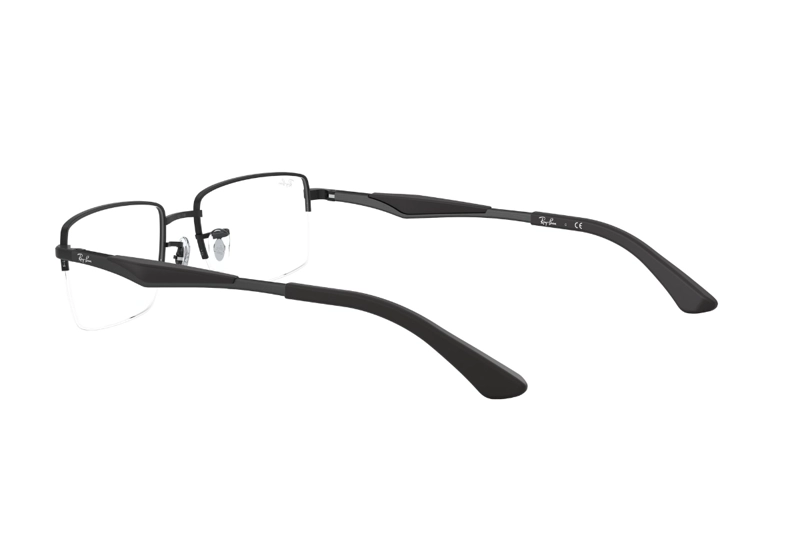 LENTES RAY-BAN ÓPTICOS NEGRO MATE ÓPTICAL - 5