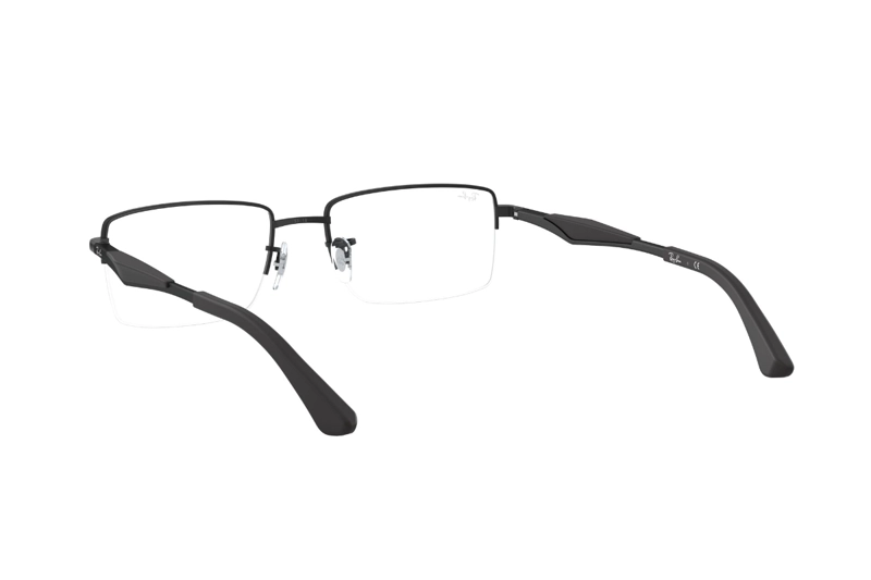 LENTES RAY-BAN ÓPTICOS NEGRO MATE ÓPTICAL - 6