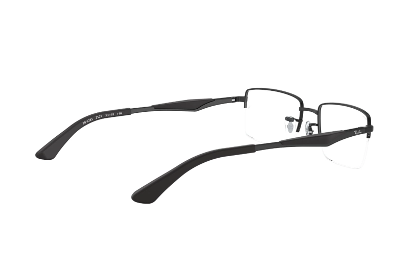 LENTES RAY-BAN ÓPTICOS NEGRO MATE ÓPTICAL - 9