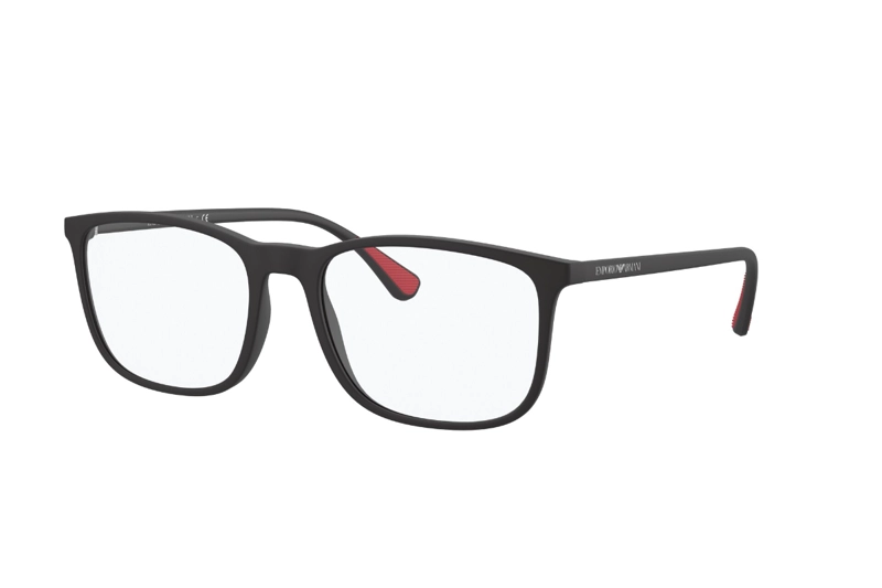 LENTES OPTICOS NEGRO MATE EMPORIO ARMANI - 2