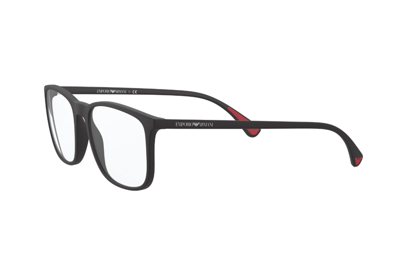 LENTES OPTICOS NEGRO MATE EMPORIO ARMANI - 3