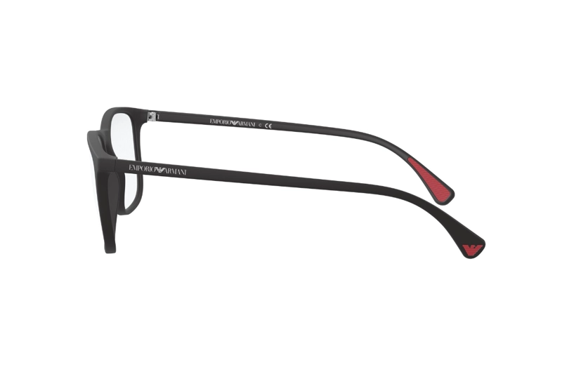 LENTES OPTICOS NEGRO MATE EMPORIO ARMANI - 4
