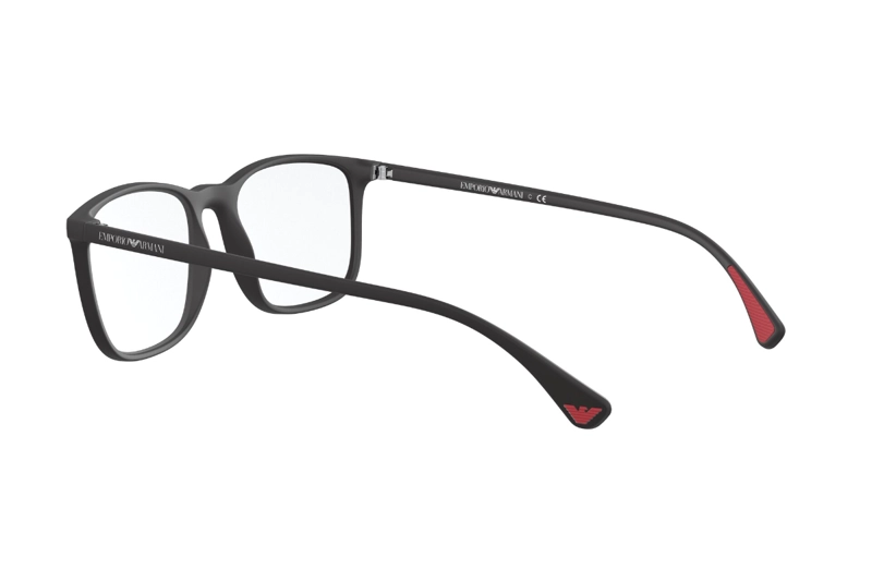 LENTES OPTICOS NEGRO MATE EMPORIO ARMANI - 5