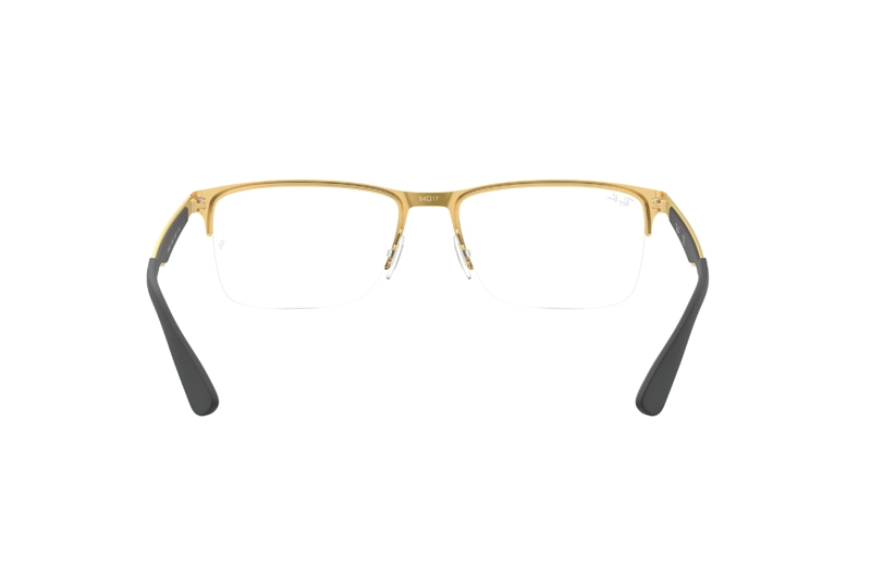 LENTES OPTICOS NEGRO PULIDO RAY-BAN OPTICAL - 7