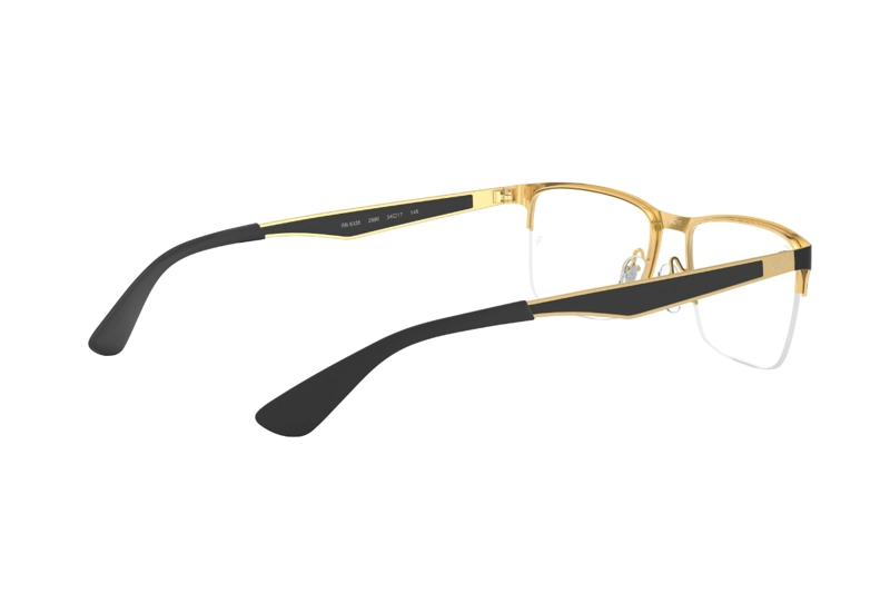LENTES OPTICOS NEGRO PULIDO RAY-BAN OPTICAL - 9