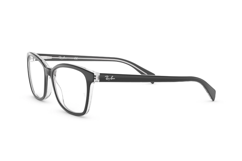 LENTES RAY-BAN ÓPTICOS NEGRO PULIDO ÓPTICAL - 3