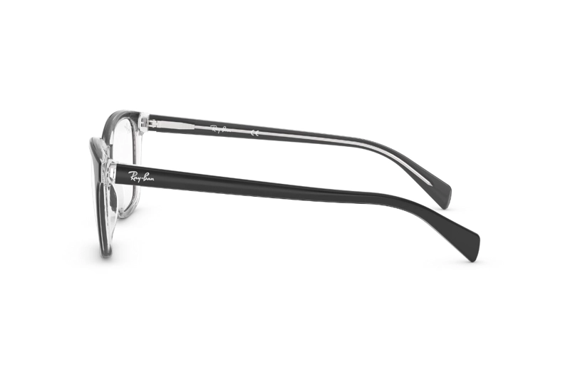 LENTES RAY-BAN ÓPTICOS NEGRO PULIDO ÓPTICAL - 4